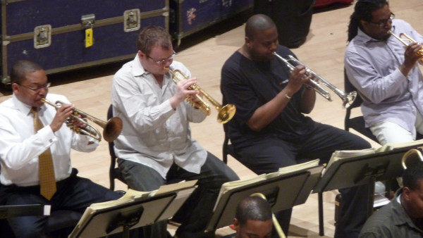 The JLCO with Wynton Marsalis in rehearsal for the 2009 Summer Tour