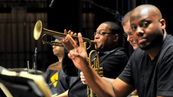 The JLCO with Wynton Marsalis performing in Baton Rouge, LA and Fayetteville, AR