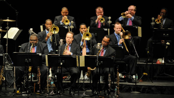 The JLCO with Wynton Marsalis performing in West Palm Beach, FL