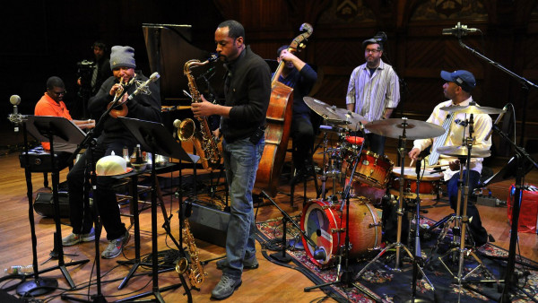 The Wynton Marsalis Quintet in soundcheck for Harvard Lecture #4: At the Speed of Instinct