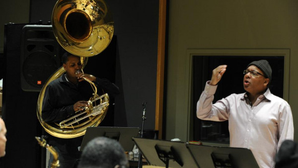 JLCO with Wynton Marsalis rehearsing “Blood on the Fields” (day #2)