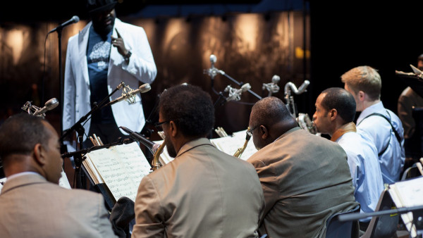 JLCO with Wynton Marsalis performing in Perugia (Umbria Jazz 2013)
