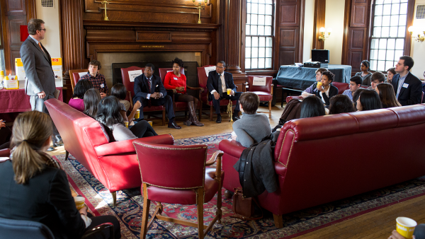 Wynton Marsalis’ panel at Phillips Brooks House (Harvard University)