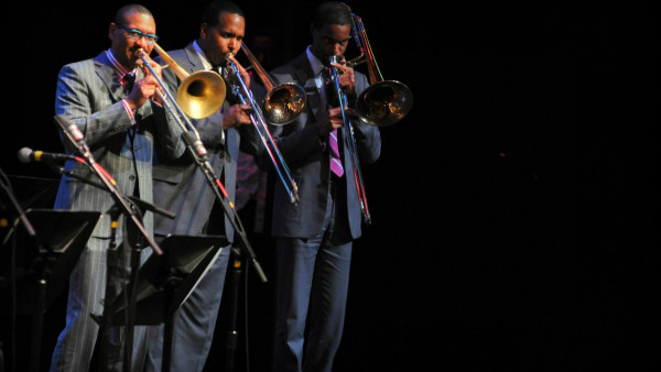 JLCO with the Marsalis Family performing in Indianapolis, IN