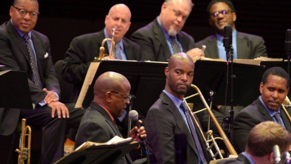 JLCO with Wynton Marsalis performing in Stanford, CA