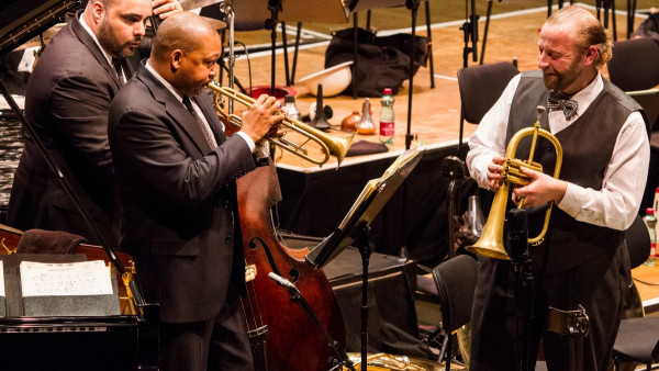 JLCO with Wynton Marsalis performing “The Art of the Brass: Dizzy, Miles and More” in Vienna