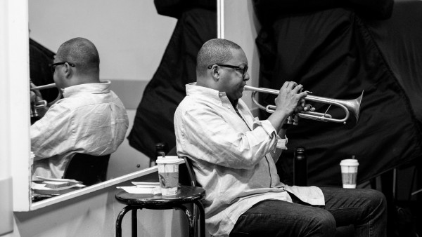 The Wynton Marsalis Quartet performing at Barbican Centre, London (rehearsal)