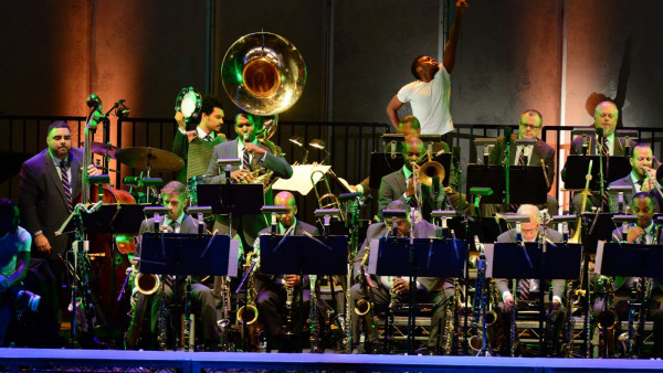 JLCO with Wynton Marsalis performing in Los Angeles