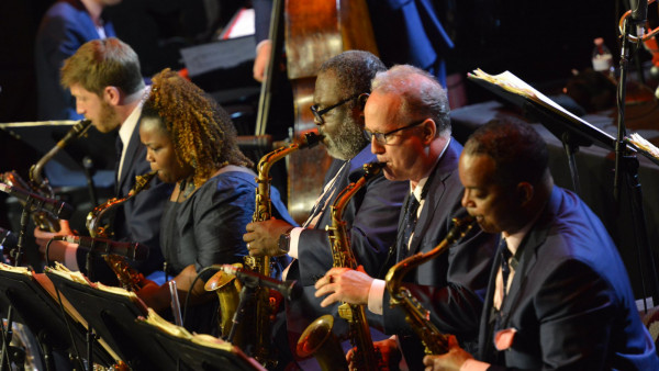 JLCO with Wynton Marsalis performing in Cozumel, Mexico