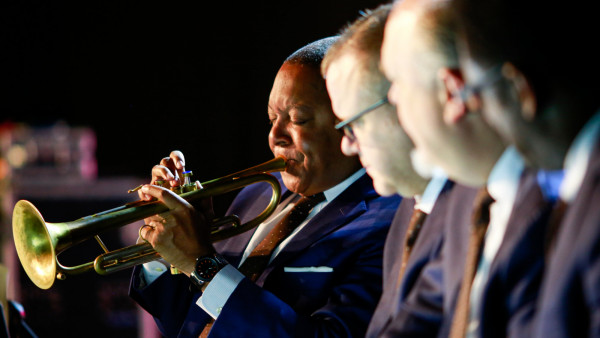 The JLCO with Wynton Marsalis performing with ZAR Orchestra in Johannesburg, South Africa