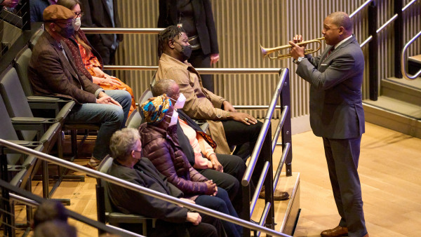 The Jazz at Lincoln Center Orchestra with Wynton Marsalis performing in San Francisco, CA (day 3)