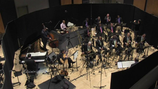 Jazz at Lincoln Center Orchestra with Wynton Marsalis recording “Uptown Downbeat”