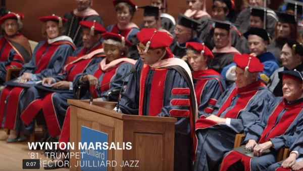 Wynton Marsalis Commencement Address | Juilliard Commencement 2018