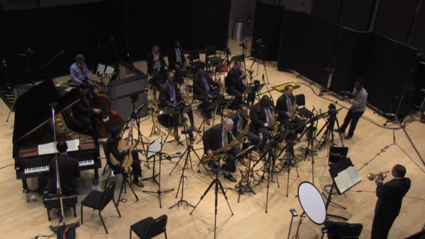 Jazz at Lincoln Center Orchestra with Wynton Marsalis recording “Echoes of Harlem”