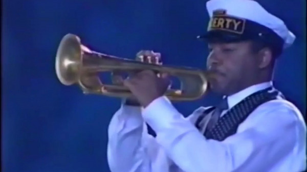 Wynton performing at 1996 Olympic Games Closing Ceremony