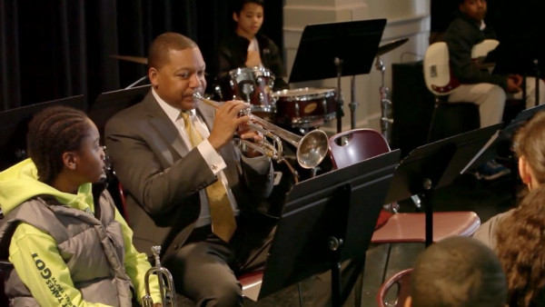 Wynton Marsalis at JazzED video “Reach down and come on with it!”