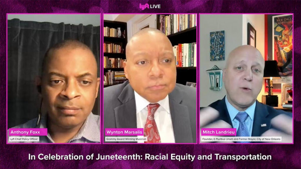 Wynton Marsalis joins Lyft for a conversation about Juneteenth, race, music, and mobility