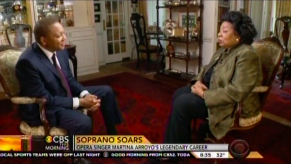 Wynton Marsalis interviews Martina Arroyo on CBS This Morning