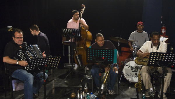 Wynton Marsalis Quintet featuring Richard Galliano in rehearsal at Jazz in Marciac 2008