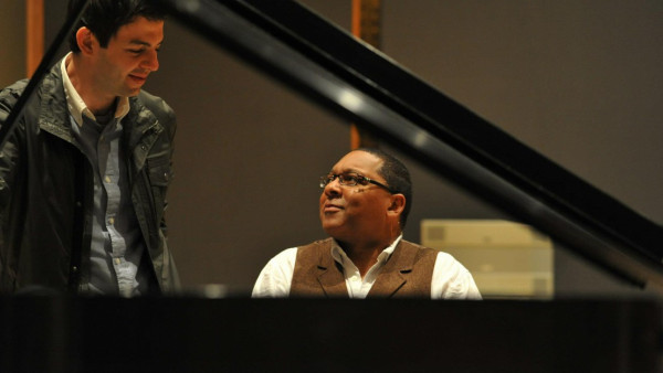 Jazz at Lincoln Center Orchestra with Wynton Marsalis  rehearsing with Bobby McFerrin (day 1)
