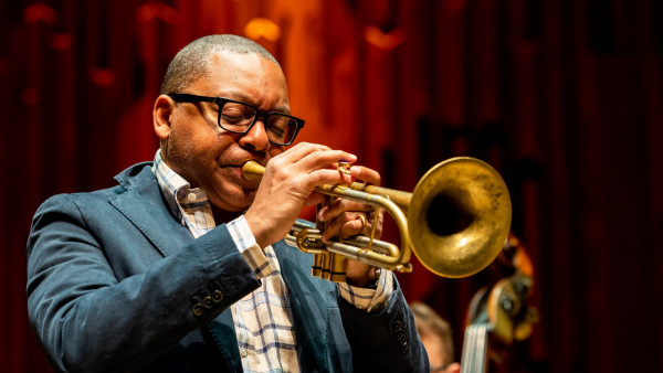 The Wynton Marsalis Quartet performing at Barbican Centre, London (soundcheck and concert)