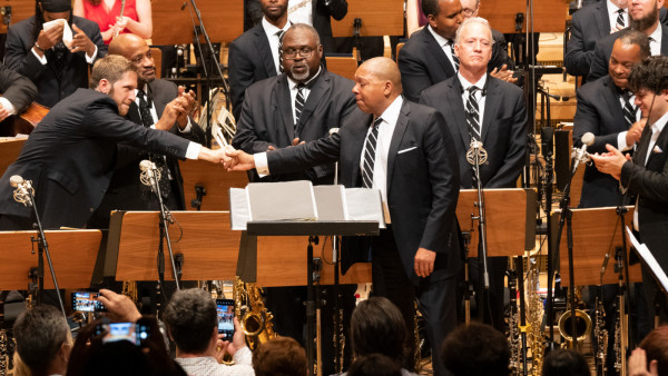 The Jazz at Lincoln Center Orchestra with Wynton Marsalis performing “The Jungle” in Bucharest, Romania