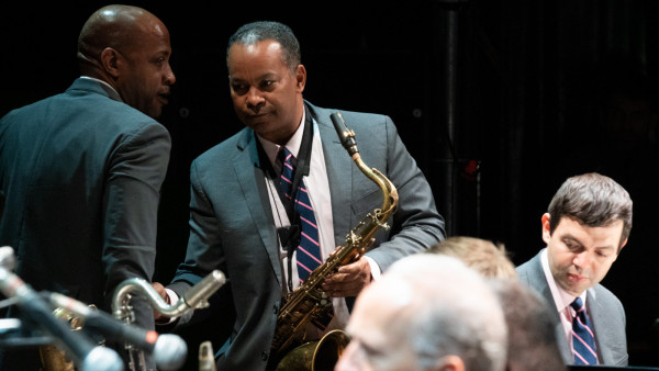 The Jazz at Lincoln Center Orchestra with Wynton Marsalis performing in Madrid, Spain