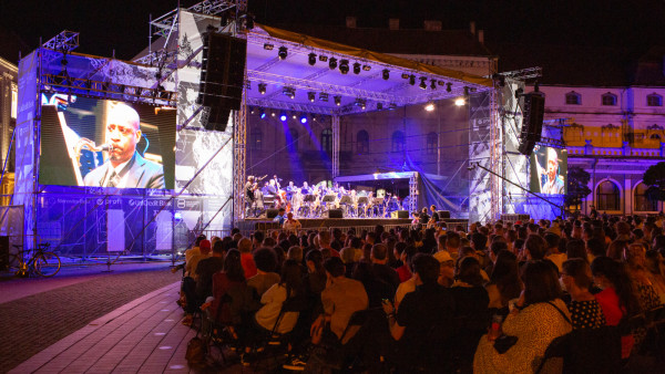 The Jazz at Lincoln Center Orchestra with Wynton Marsalis performing in Timișoara, Romania