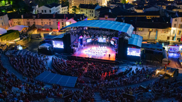 The Jazz at Lincoln Center Orchestra with Wynton Marsalis performing in Vienne, France