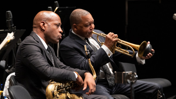 The Jazz at Lincoln Center Orchestra with Wynton Marsalis performing in Paris, France