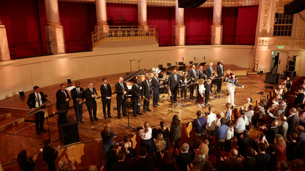 The Jazz at Lincoln Center Orchestra with Wynton Marsalis performing in Vienna, Austria