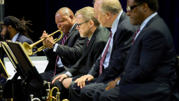 The JLCO with Wynton Marsalis performing in Rotterdam