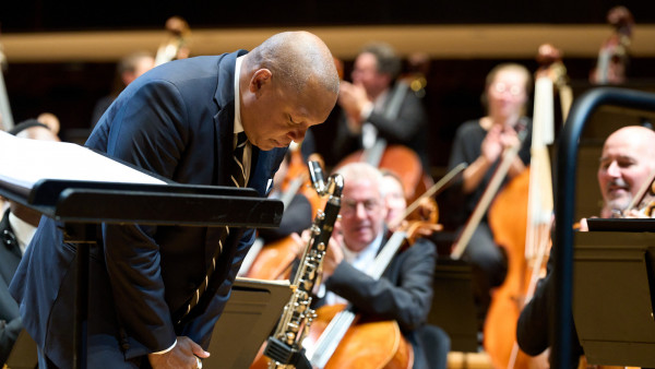 The JLCO with Wynton Marsalis and Orchestre de Paris performing “The Jungle” in Paris (day 2)
