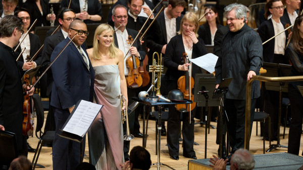 Alison Balsom performing the UK Premiere of Wynton Marsalis’ Trumpet Concerto in London