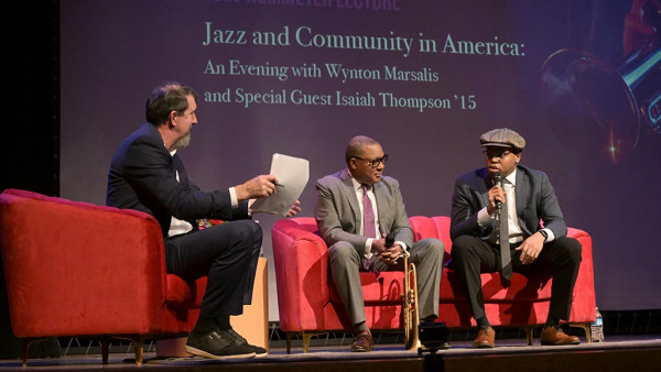 MKA Hemmeter History Lecture Featuring Wynton Marsalis and Isaiah Thompson ‘15