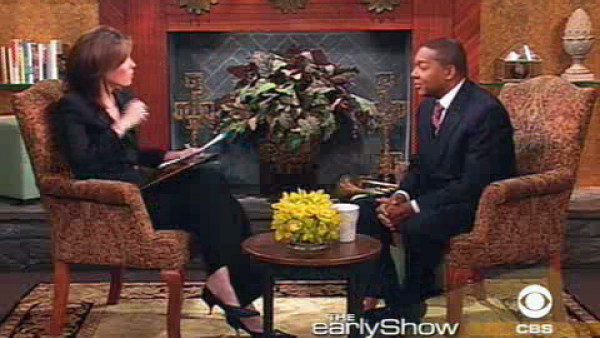 Wynton discussing his benefit concert for Katrina Victims - CBS The Early Show