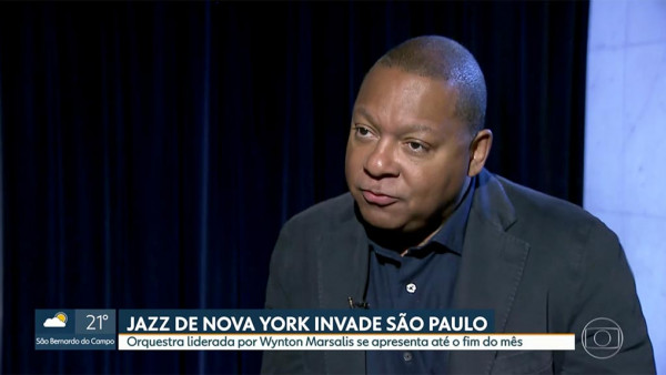 JLCO with Wynton Marsalis residency in São Paulo - Globo TV
